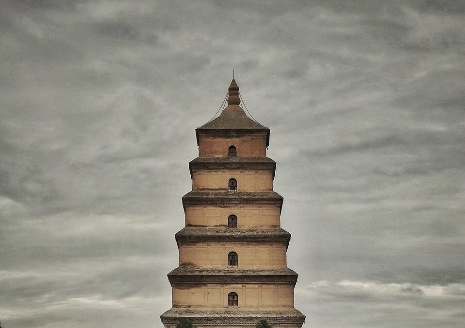 da yan tower xian pagoda 5093259