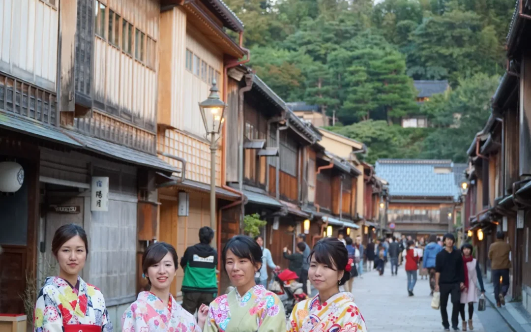 Distrito de Higashi Chaya en Kanazawa