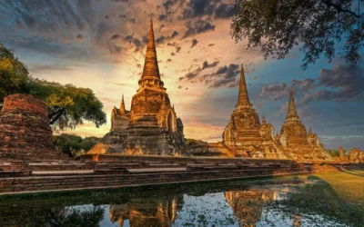 Templo Wat Phrasri Sanphet en Ayutthaya
