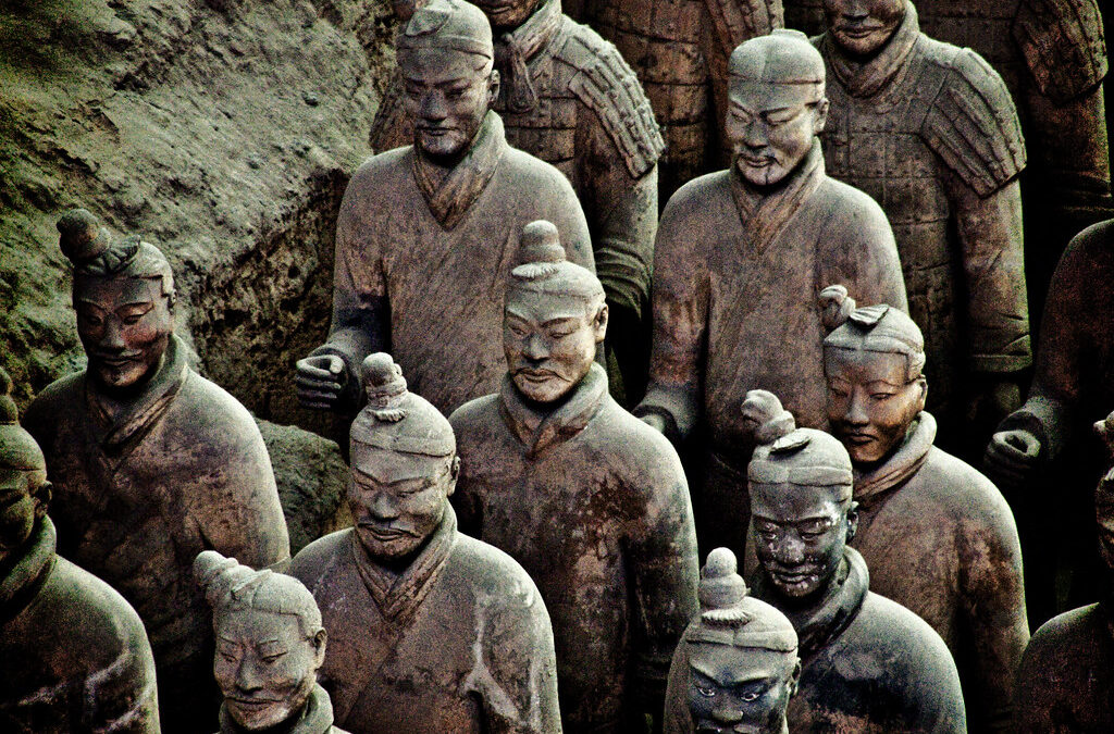 Terracotta Warrior Statues at Xian, China