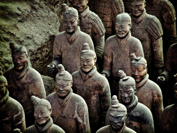 Terracotta Warrior Statues at Xian, China